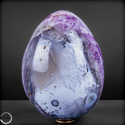 Orca-Amethyst-Ei – Faszinierende Kristallwelten - 3008,47g