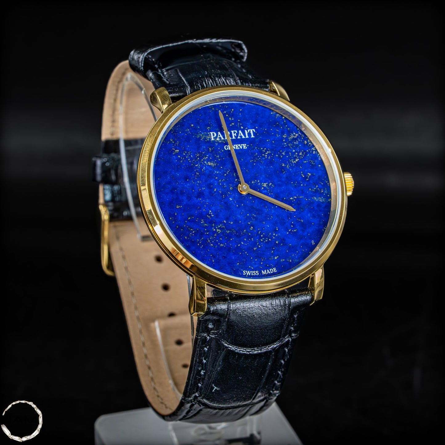 Exklusive Lapis-Lazuli Uhr mit Schweizer Uhrwerk - 44,55g 222,75ct