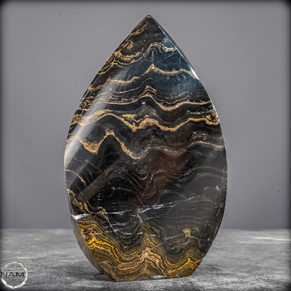 Versteinerte Algen Flamme – Millionen Jahre Naturgeschichte- 919,42g