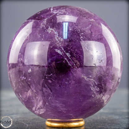 Natürliche Amethyst-Kristall Kugel, Brasilien - 710,93g