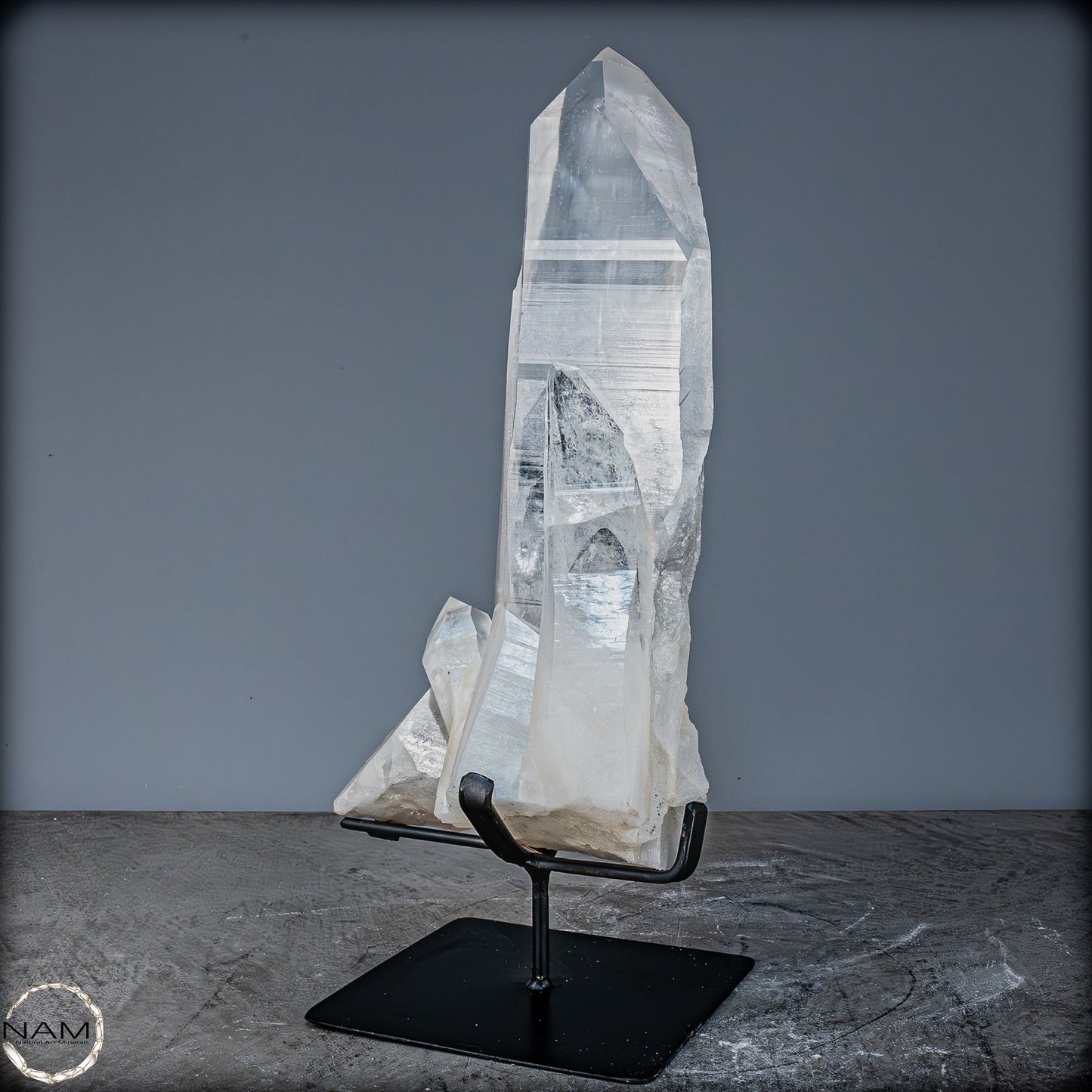 Seltener Doppel-Phantom Lumerische Quartz Kristall auf Ständer - 4654,92g