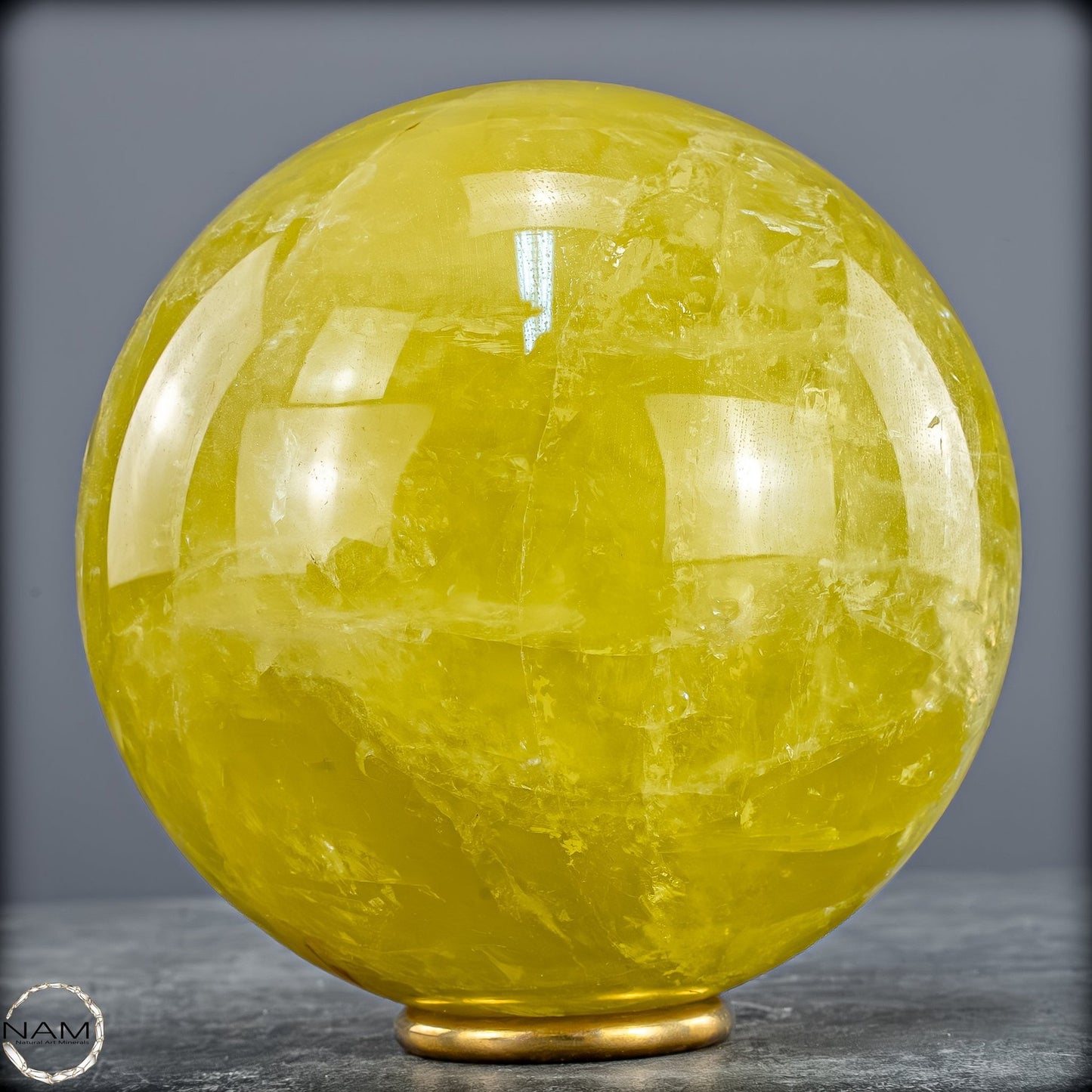 Top Qualität Transparenter Citrin Kristall Kugel - Brasilien - 1925,67g