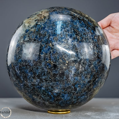 Natürliche Blaue Cordierit-Kristall Kugel, Spitzenqualität - 9567,37g