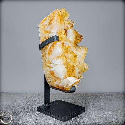 AAA++ Natürliche Citrin-Druse auf Ständer, Brasilien - 8568,22g