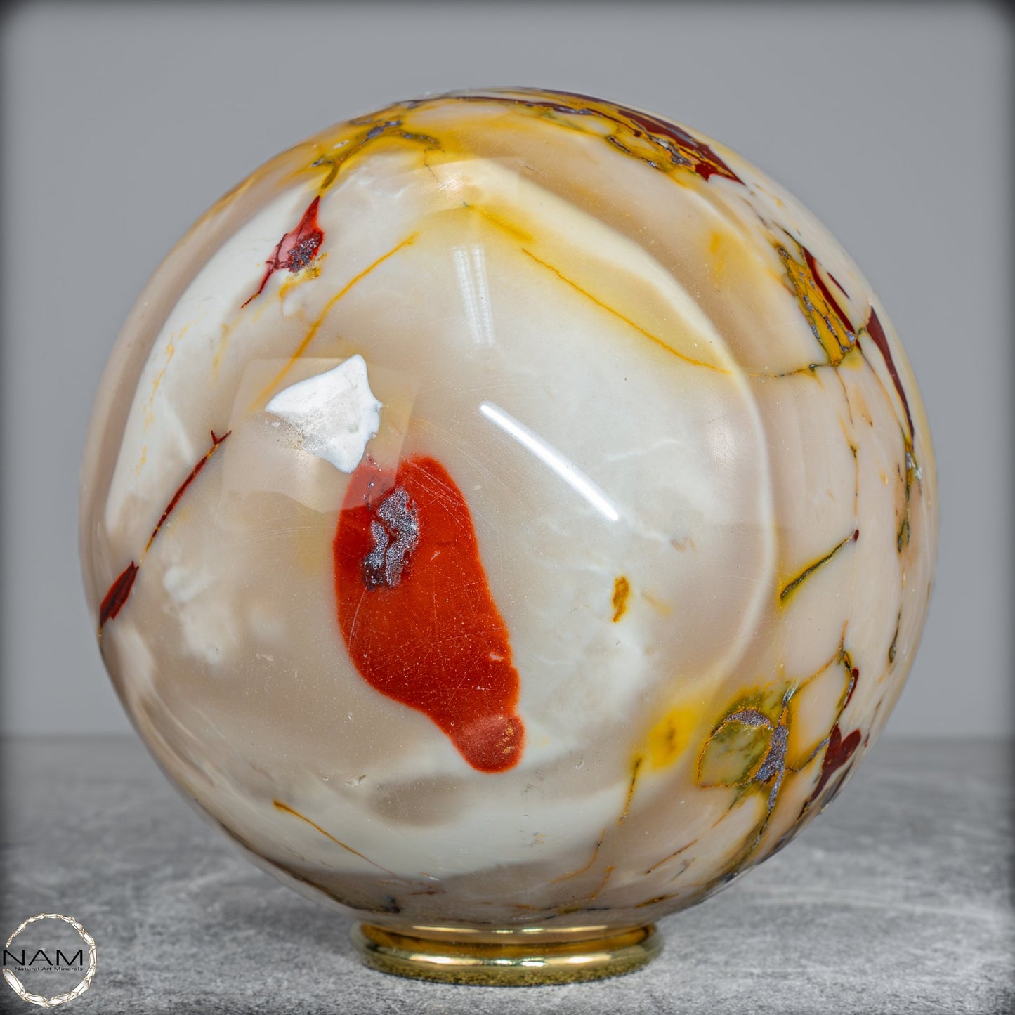 Natürliche Mookait Kugel aus Australien - 1947,55g - 115mm