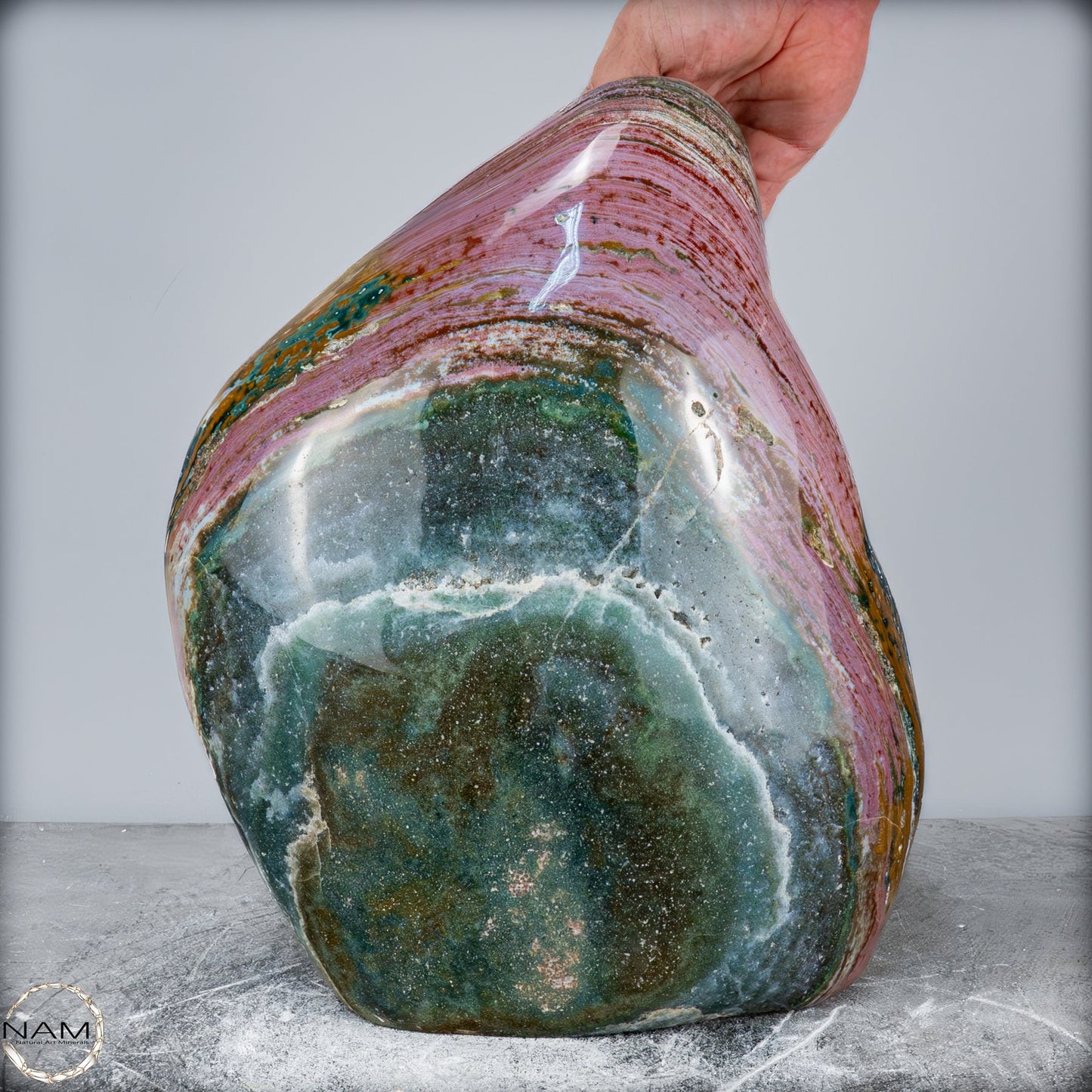 Natürliche Ozean-Jaspis Kristall-Freiform - 27325,22g