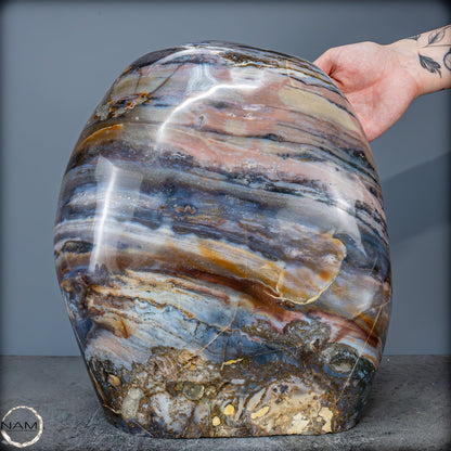 Natürliche Gebänderter Achat Kristall-Freiform - 19370,33g