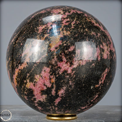 Natürliche Große Rhodonit-Kristall Kugel - 9872,13g - 180mm