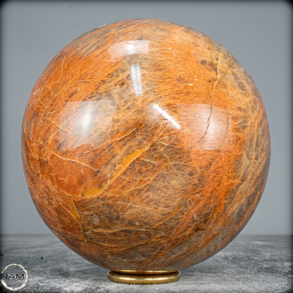 Natürlicher Pfirsich-Mondstein Kristall-Kugel -6580,72g