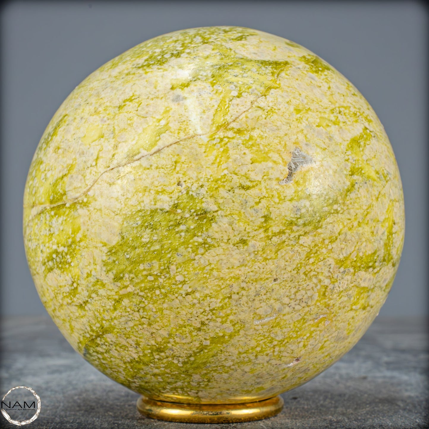 Natürliche Serpentin Kugel - 1783,75g - 112mm