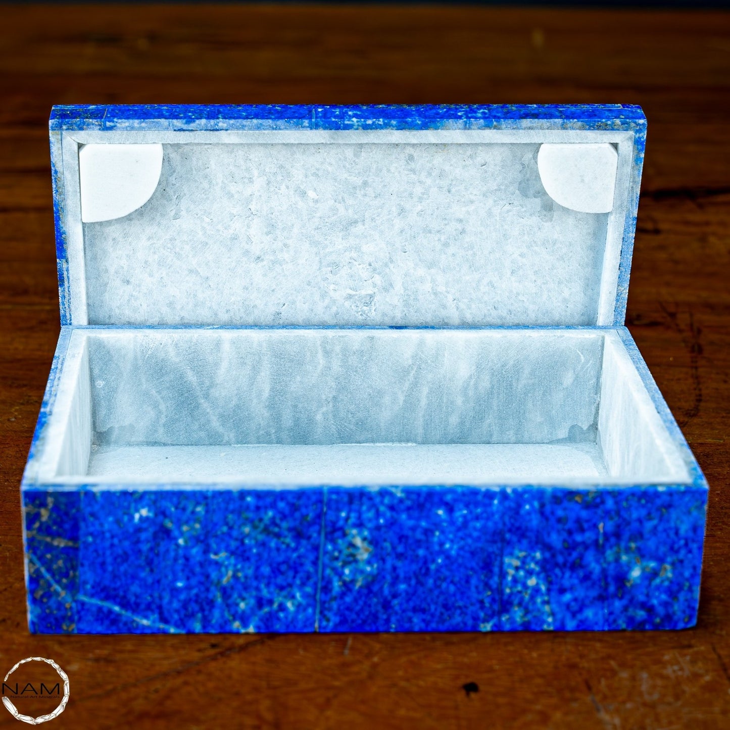 Natürliche A++ Lapislazuli Schmuckkästchen/Box - 729,05g