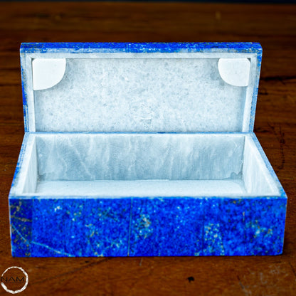 Natürliche A++ Lapislazuli Schmuckkästchen/Box - 729,05g