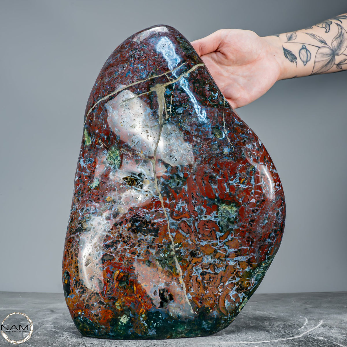 Natürliche Ozean-Jaspis Kristall-Freiform - 8819,47g