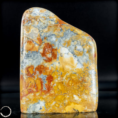 Natürliche Indonesische Picture Jasper-Kristall Freiform – 866,28g