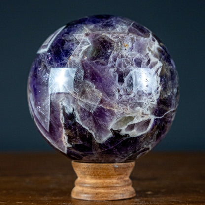 Natürliche Chevron-Amethyst Kristallkugel aus Bolivien - 1611,18g - 110mm