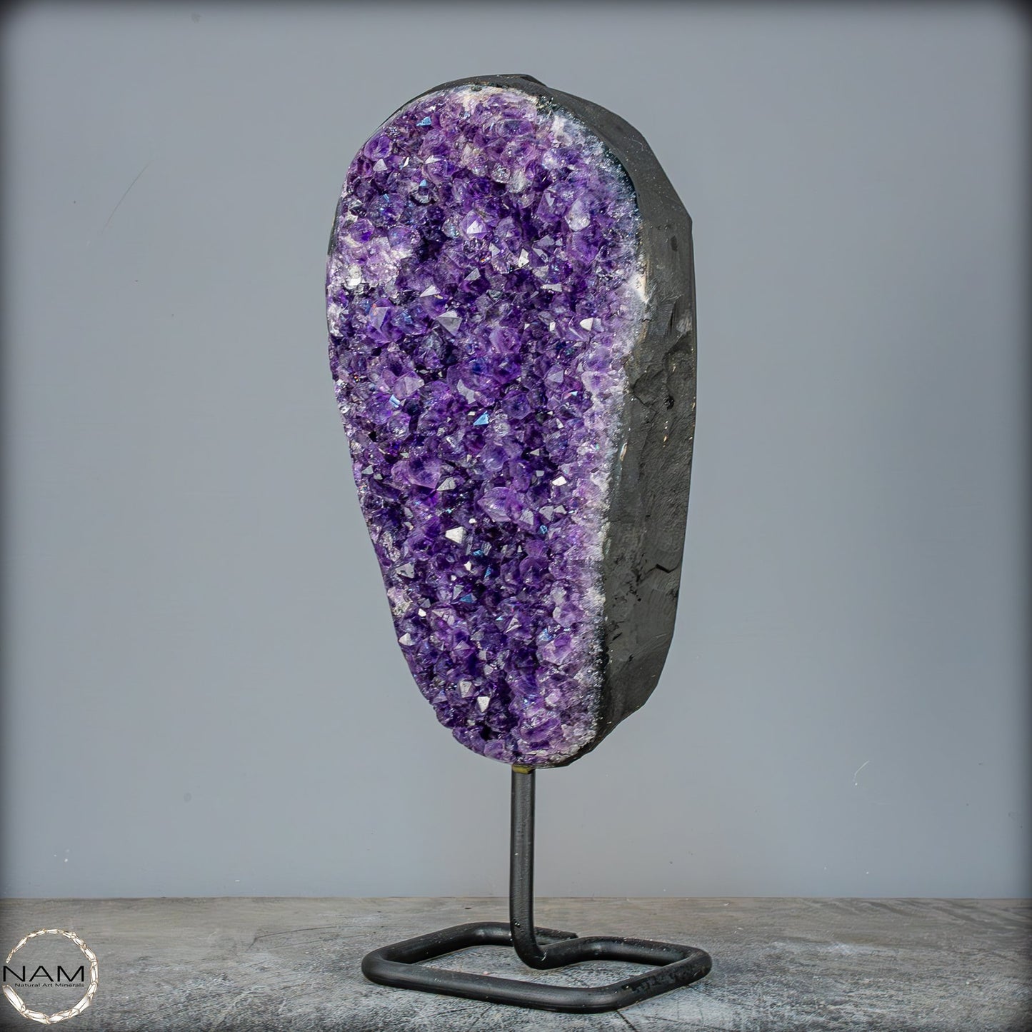 Natürliche Amethyst-Kristalle/Druse auf Ständer - 3254,18g