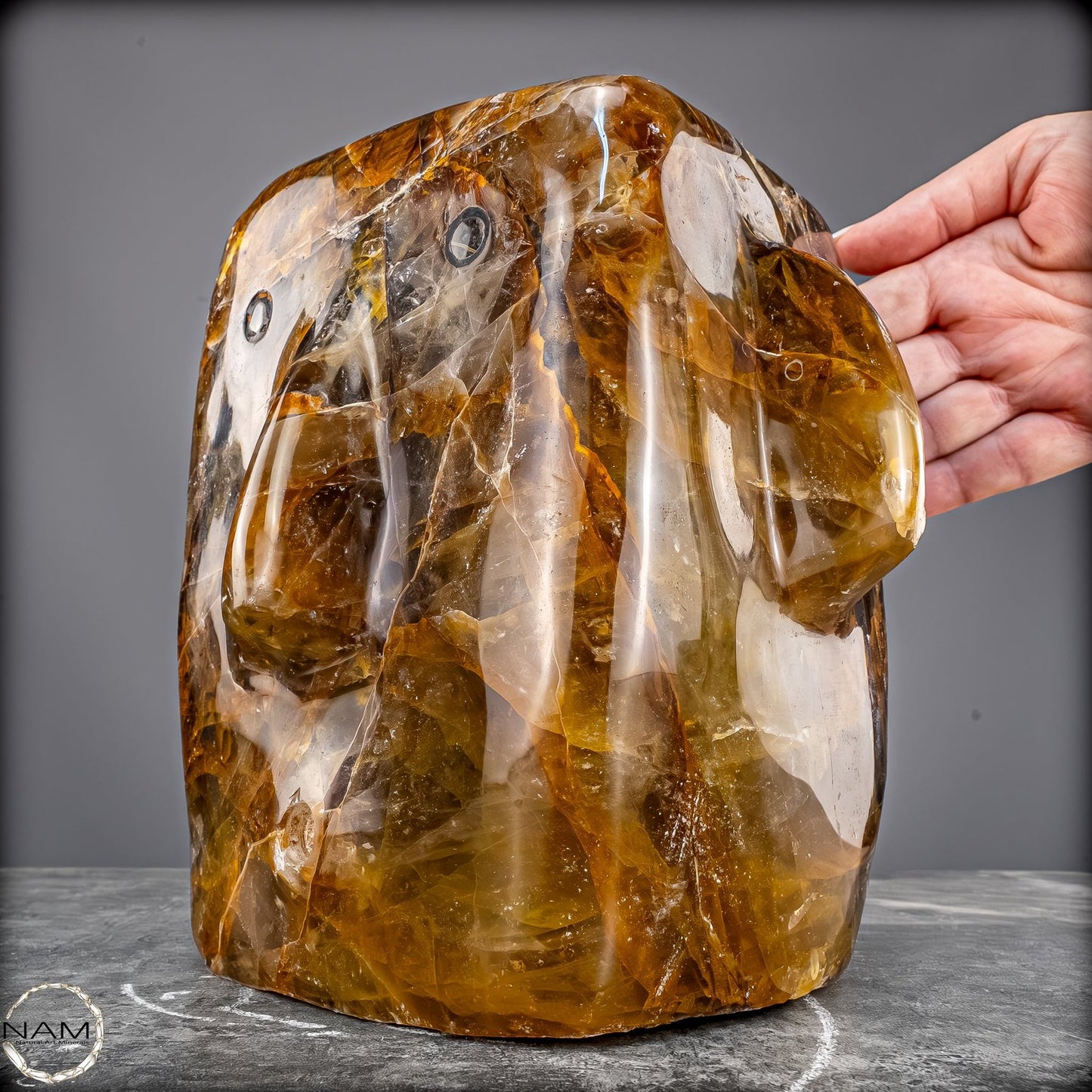 Healer-Quarz „Stone Head“ – Ein außergewöhnliches Sammlerstück -10701,26g