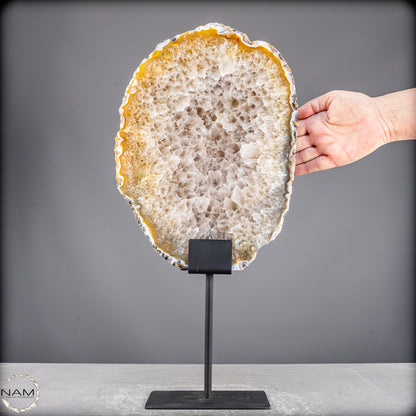 Achat Scheibe  – auf Ständer aus Brasilien - 5798,62g