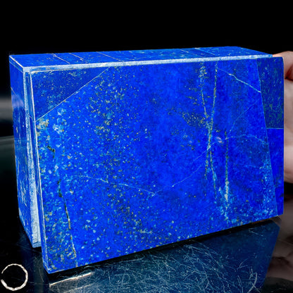 Natürliche  Lapislazuli Schmuckkästchen/Box - 729,91g