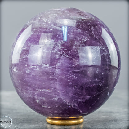 Natürliche Amethyst-Kristall Kugel, Brasilien - 732,69g - 77mm