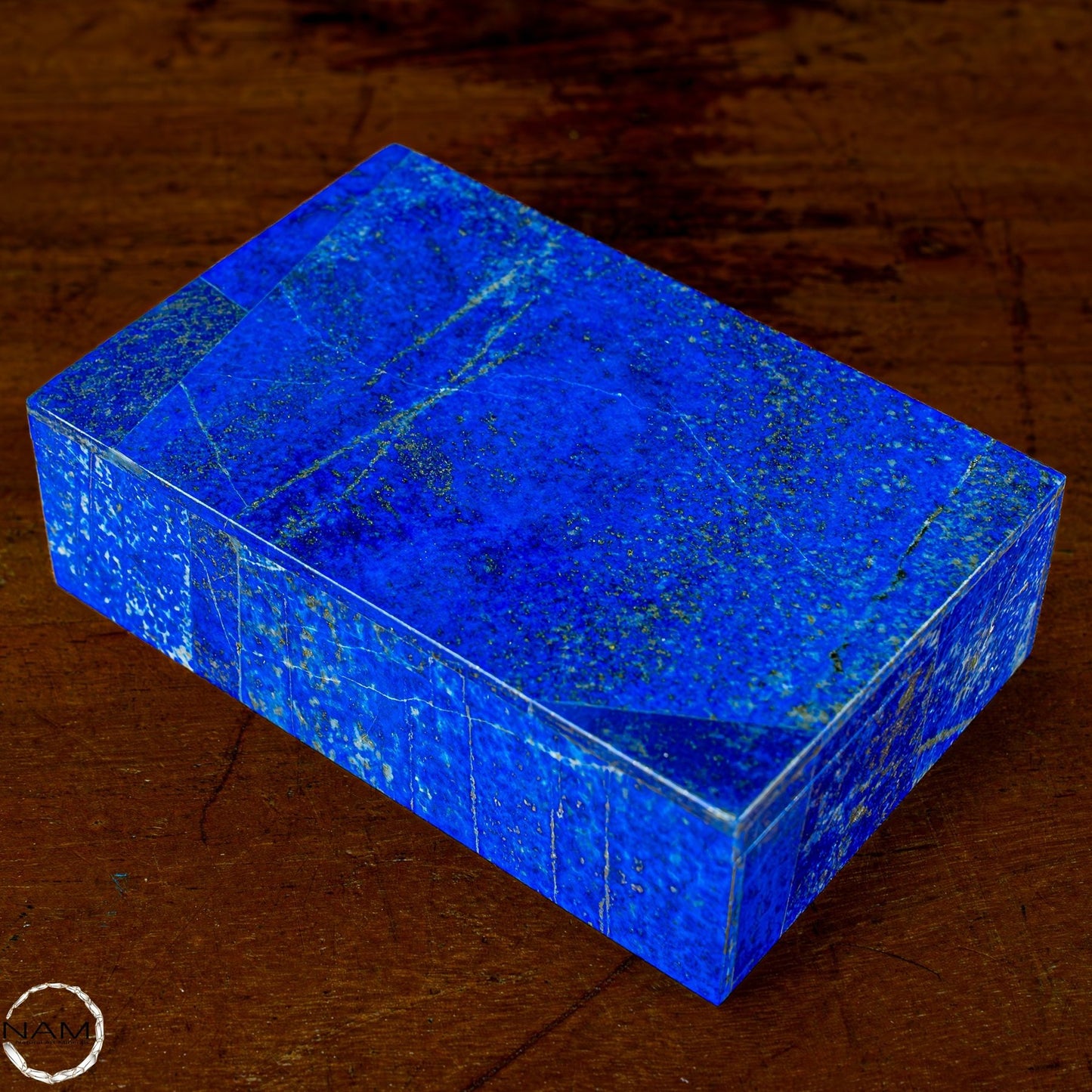 Natürliche A++ Lapislazuli Schmuckkästchen/Box - 729,05g