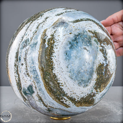 Natürliche Ocean-Jaspis-Achat Kugel - 11620,77g