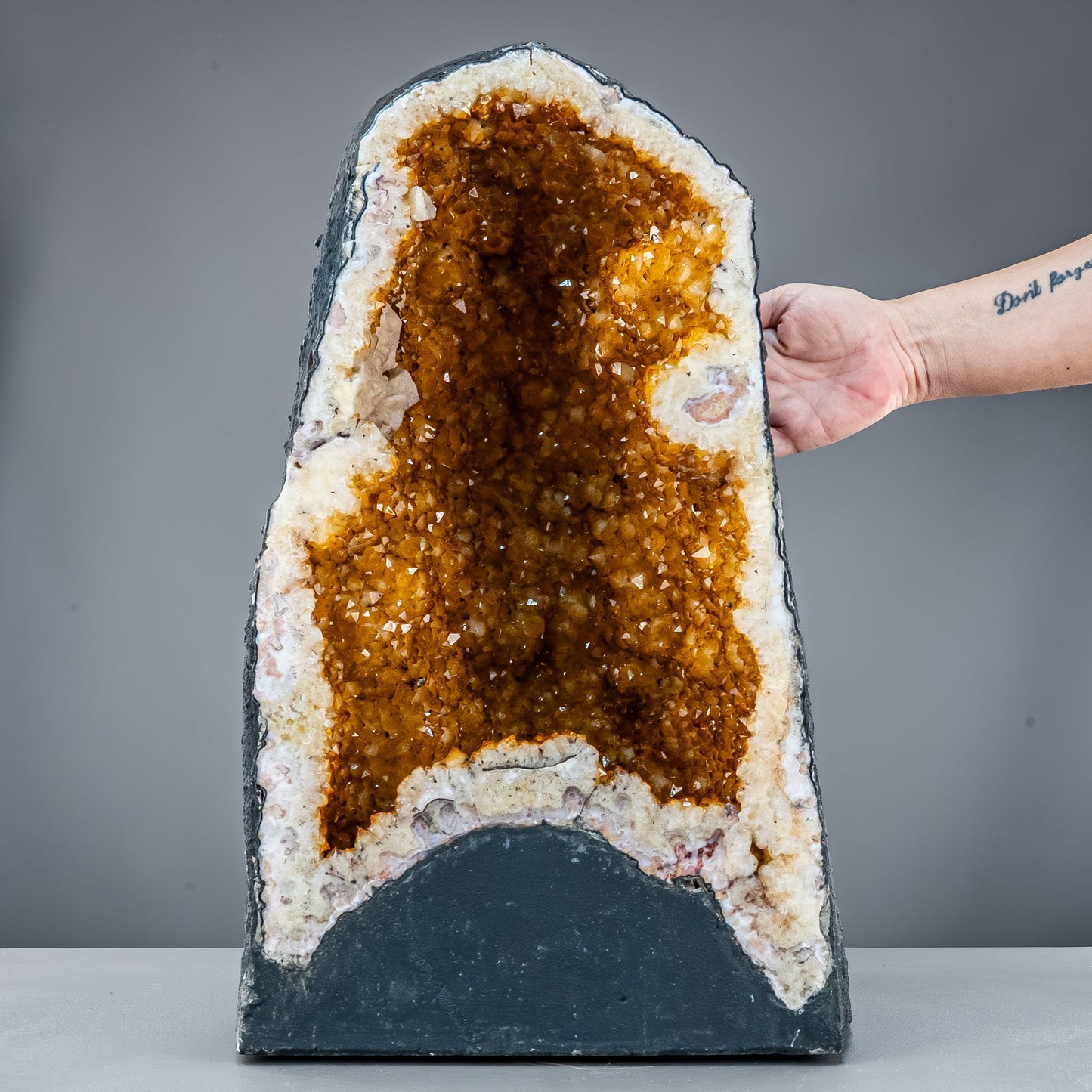Große  Citrin-Quarz Druse, Brasilien - 38384,99g