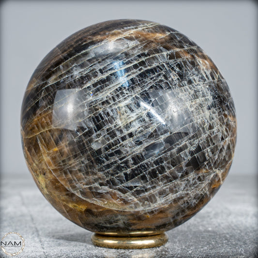 Natürliche Funkelnde Mondstein Kristall-Kugel -618,36g