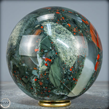 Natürliche Drachenblut-Jaspis Kugel aus Afrika - 2236,08g