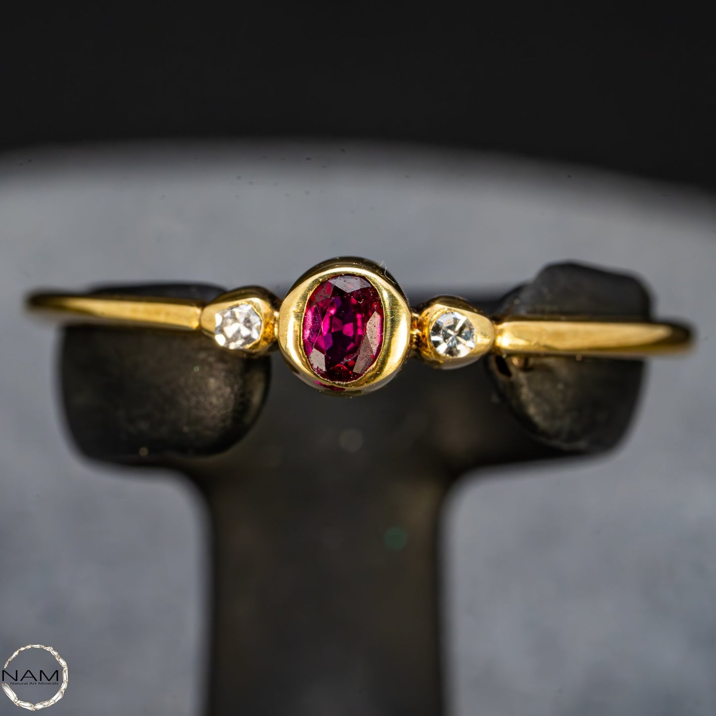 Atemberaubender Rubin-Diamant-Ring aus edlem 585er Gold -4,4ct