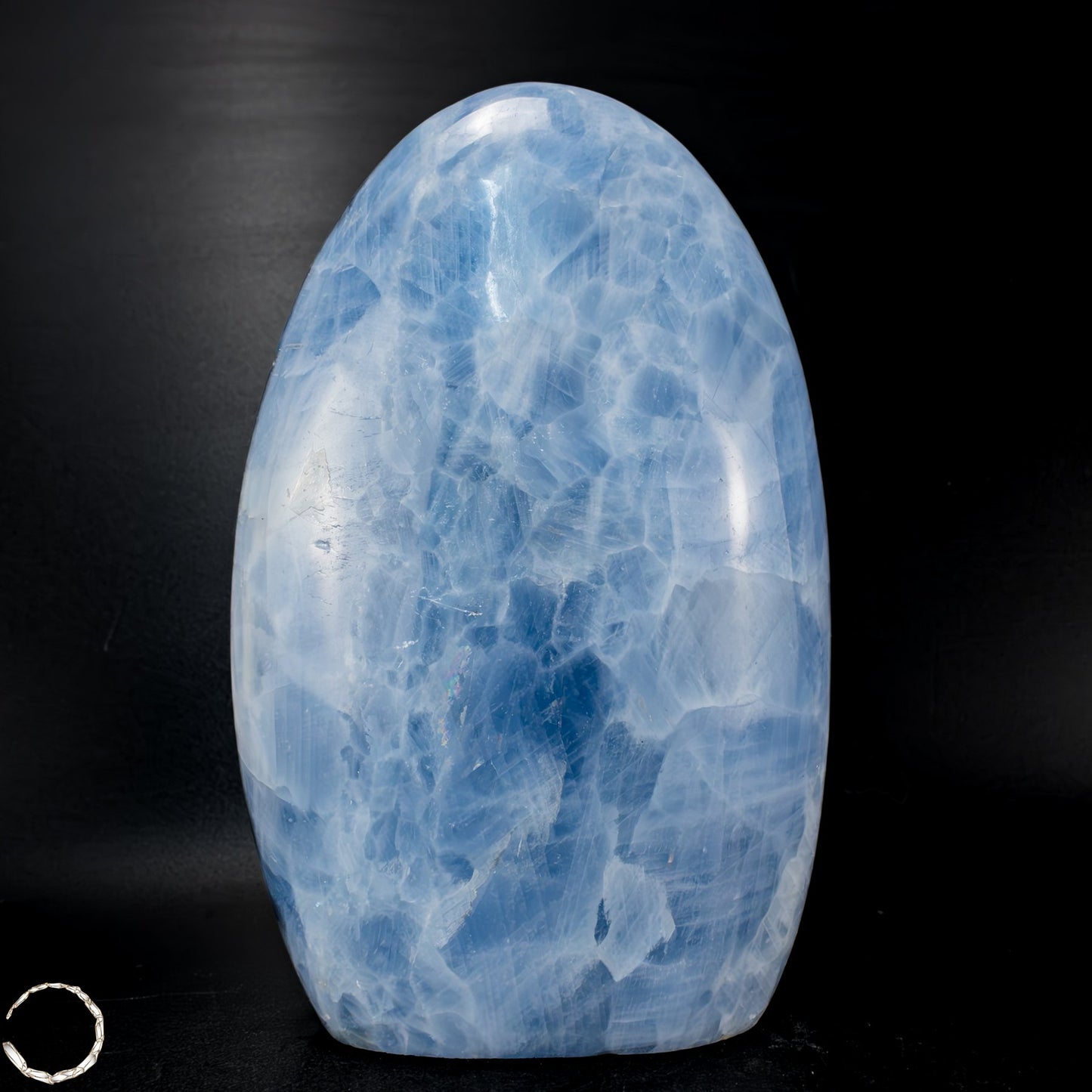 Natürliche Blaue Calcit-Kristall Freiform - 649,73g