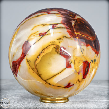 Natürliche Mookait Kugel aus Australien - 2754,17g