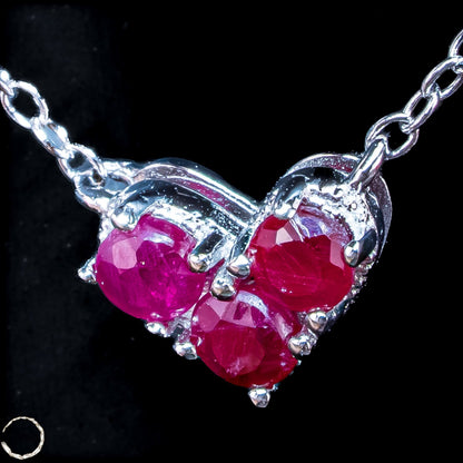 Ausdrucksstarke Rubin-Kette – zeitlose Eleganz mit Charakter  1,77g 8,85ct