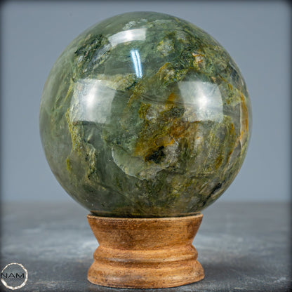Natürliche Gartenquarz Kristall-Kugel aus Brasilien - 709,55g - 80mm
