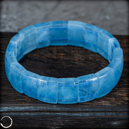 Eleganz in Blau – Aquamarin-Armband Afghanistan -40,19g 200,95ct