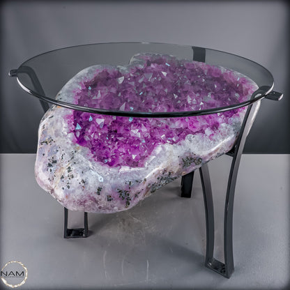 Amethyst-Tisch – Exklusive Kristallkunst -27326,59g