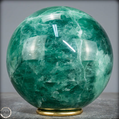 Natürliche Grüne Fluorit Kristallkugel, Spitzenqualität - 4757,67g