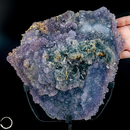 Spektakulärer Blumen-Amethyst auf Ständer – 1904,22g