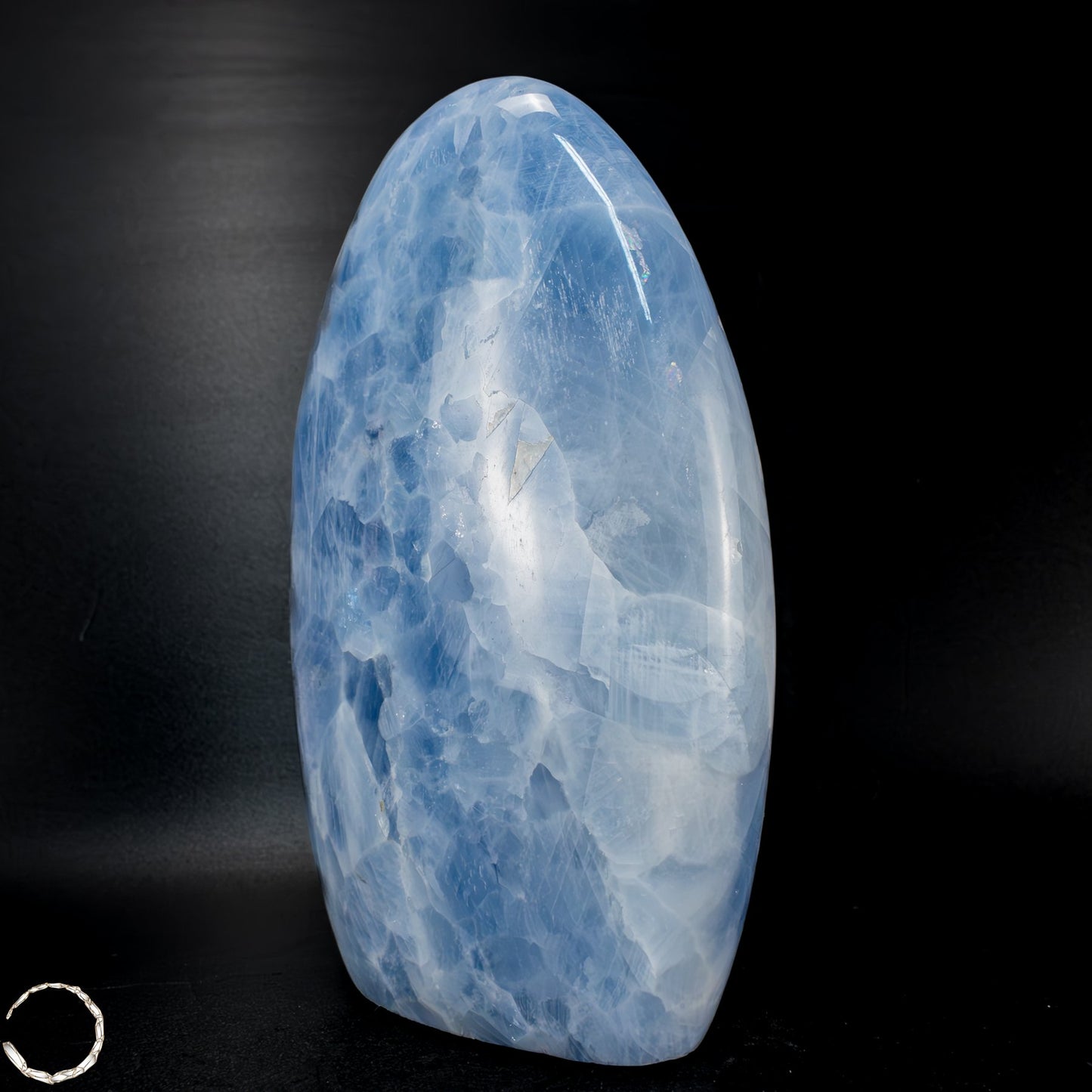 Natürliche Blaue Calcit-Kristall Freiform - 649,73g