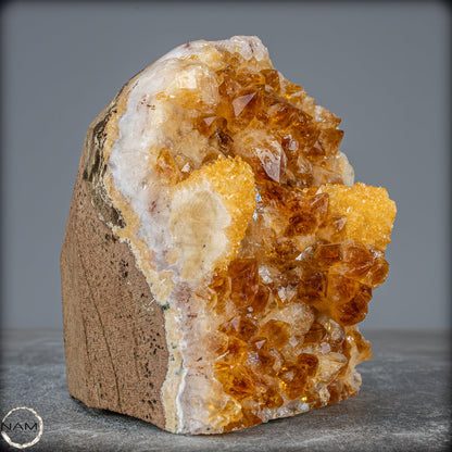 Citrin-Quarz Druse, Brasilien -1850,51g