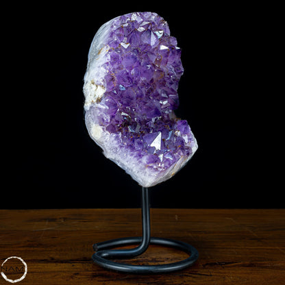 Natürliche Amethyst-Kristalle/Druse auf Ständer - 5093,15g