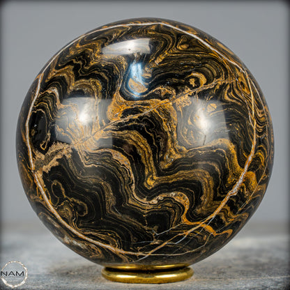 Natürliche Stromatolith -Fossile Algen als Kugel - 2147,03g - 122mm