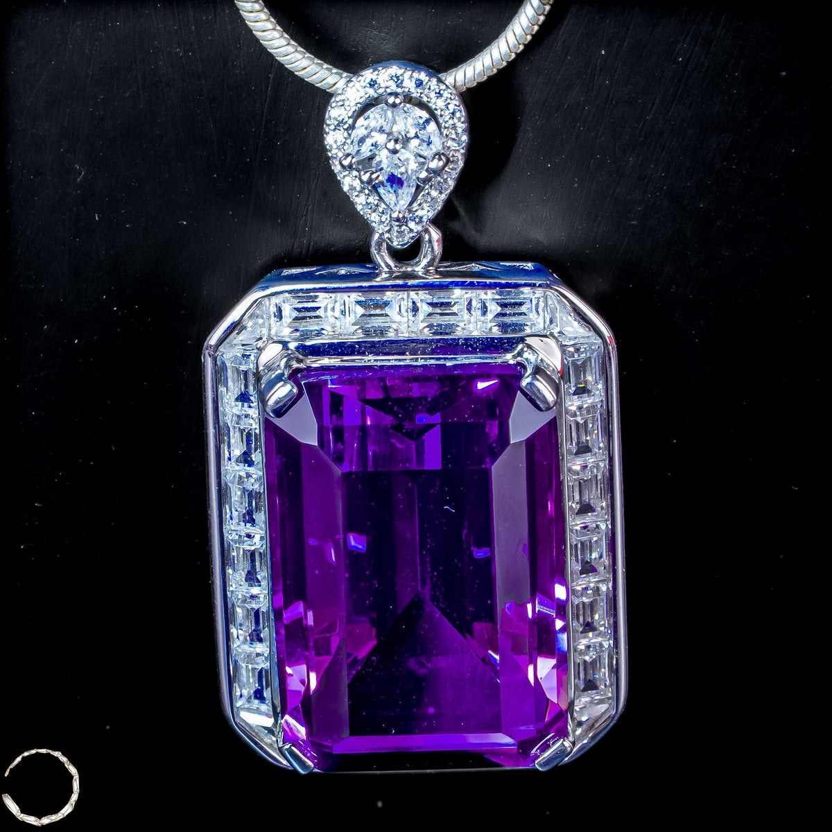 Amethyst-Anhänger – ein Meisterwerk aus Licht, Tiefe und Eleganz 9,51g 47,55ct