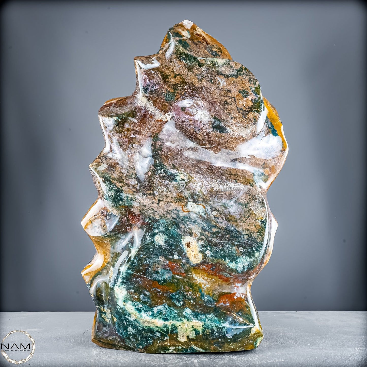 Natürliche Ocean Jasper Flamme - 63301,44g