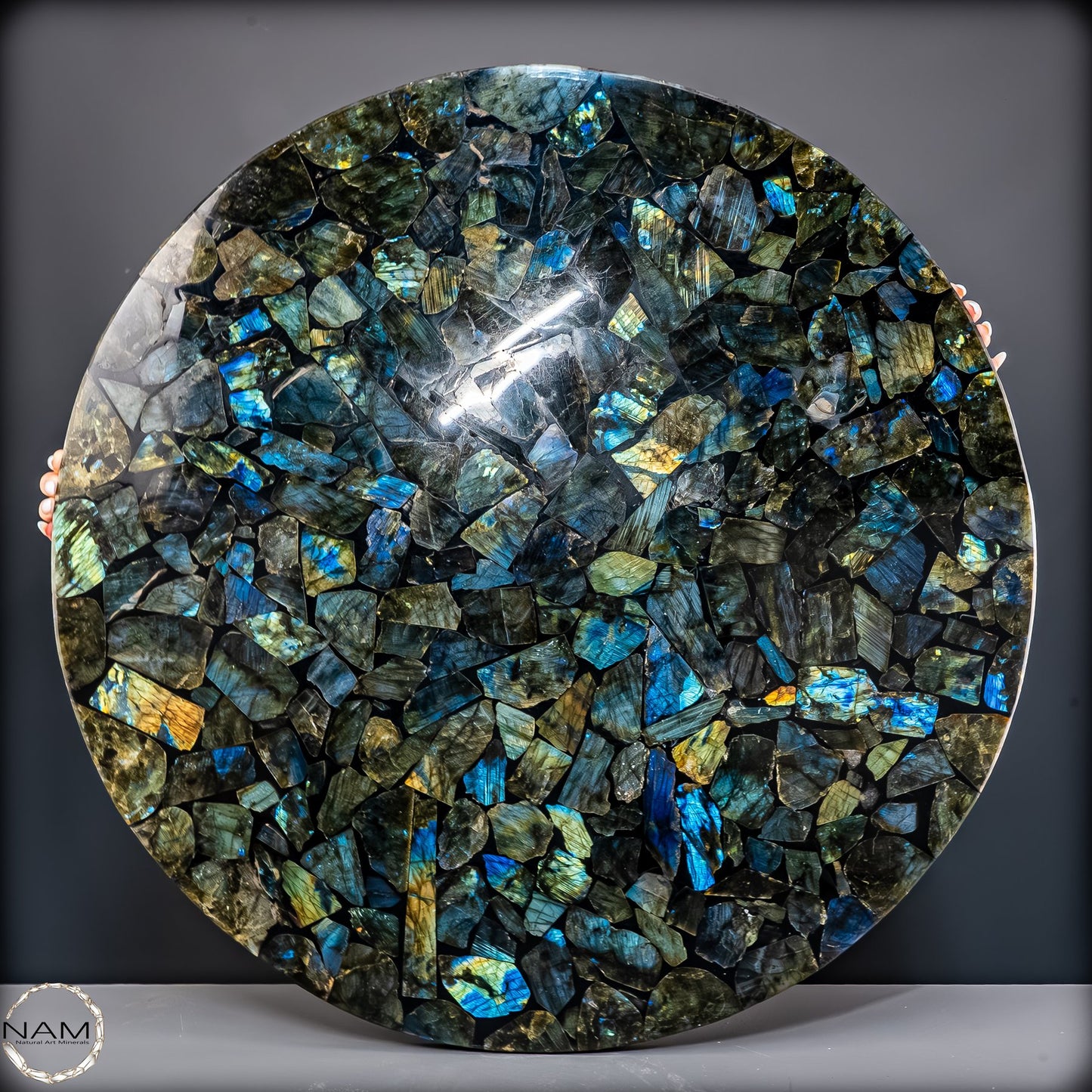Große Galaxie-Labradorit Tischplatte -17162,22g
