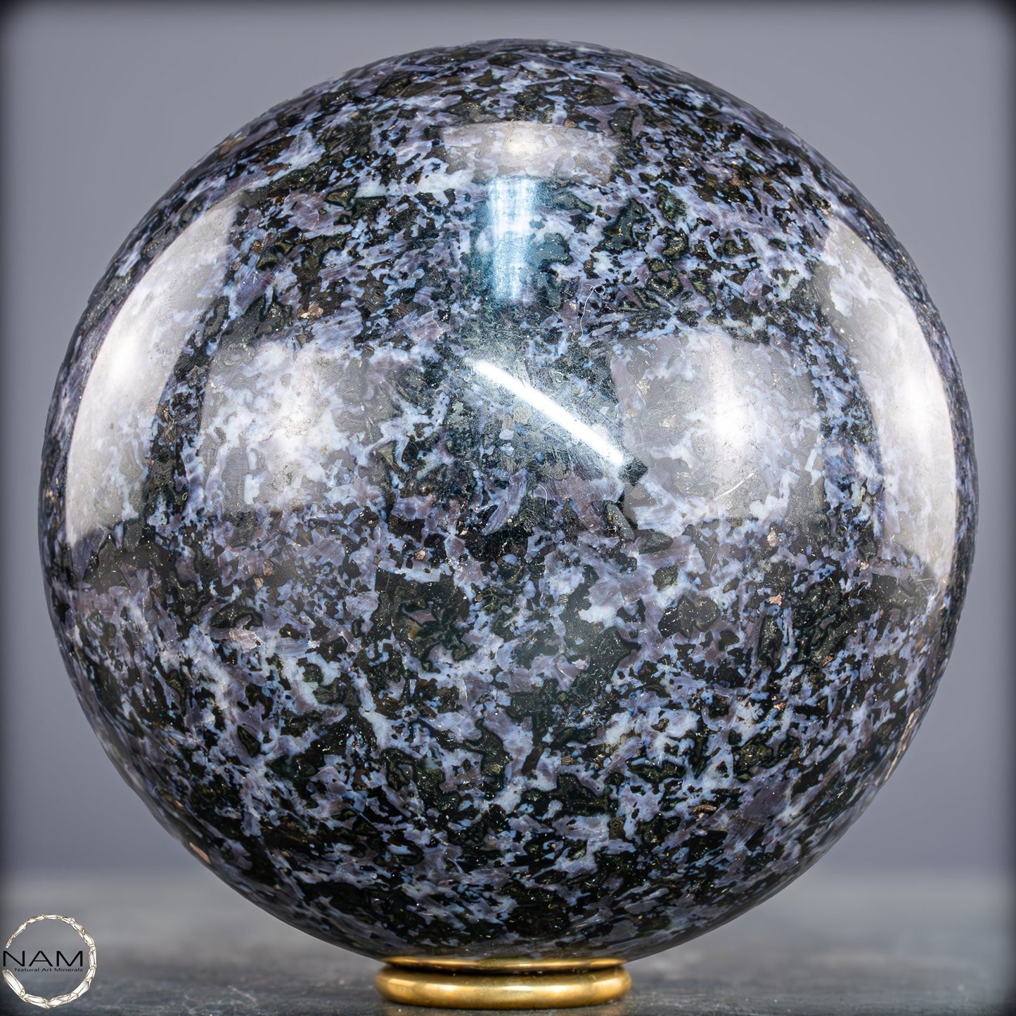 Natürliche Merlinit (Gabbro) Kristallkugel - 5084,12g