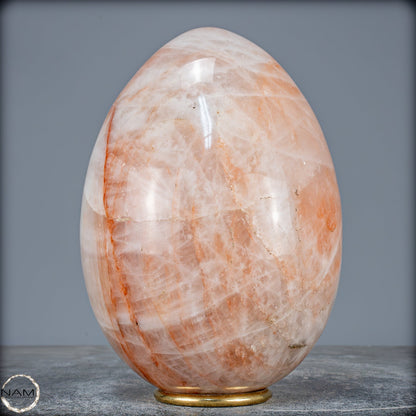 Natürliches Rotes Feuerquarz-Kristall Ei - 5563,12g