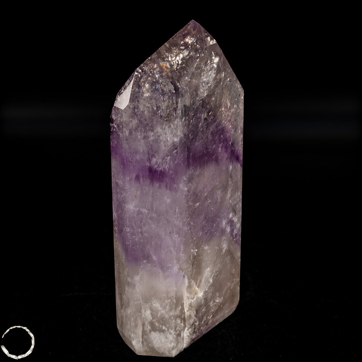 Natürliche, Sehr Seltene Amethyst-Kristall Spitze, Brasilien - 618,47g
