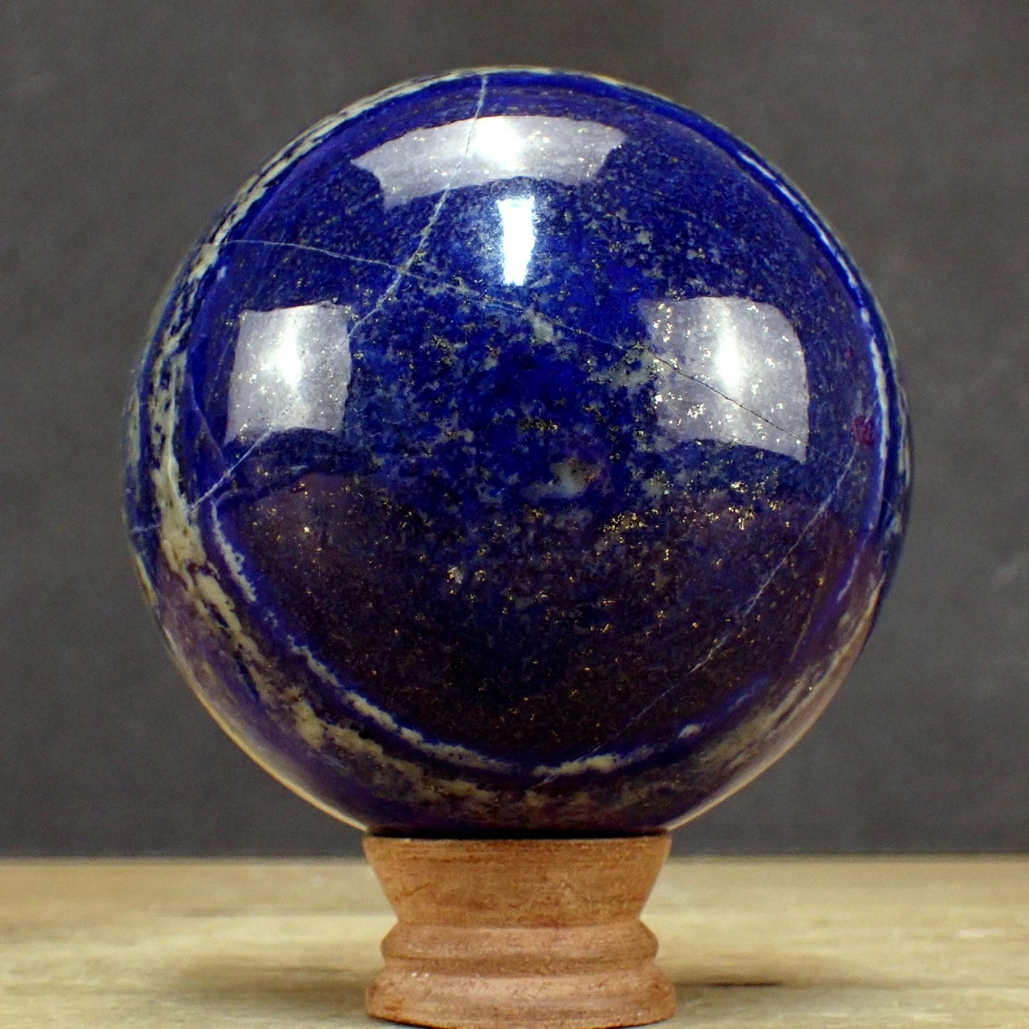 Große Königsblaue Lapislazuli-Kugel - 2073,31g - 112 mm