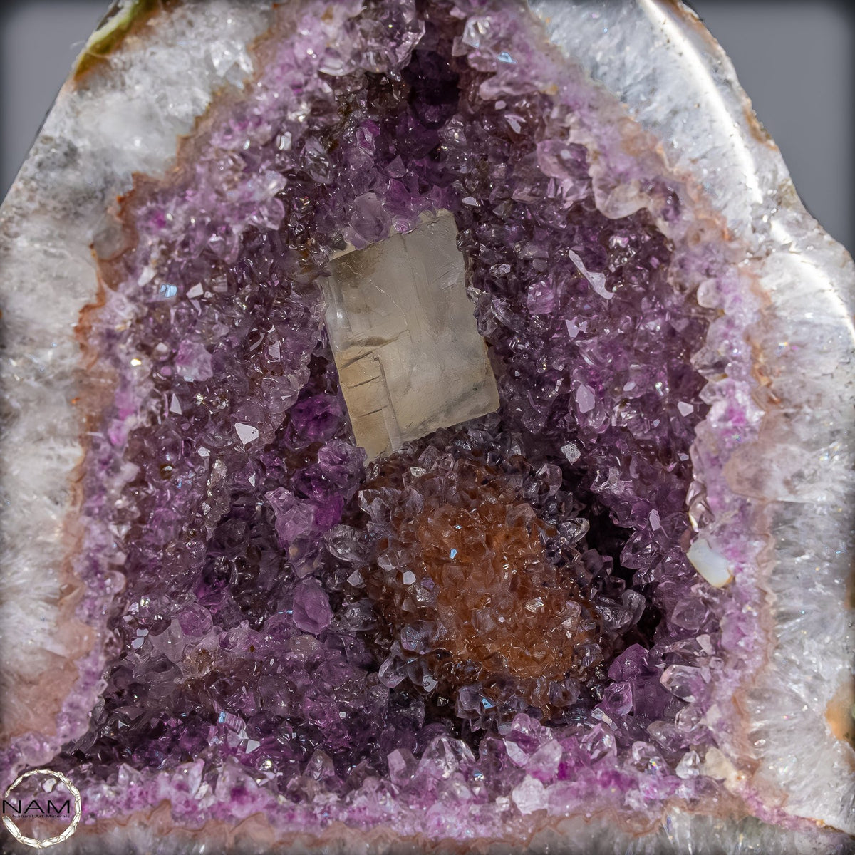 Amethyst-Druse Kathedrale – Naturwunder aus Uruguay –1663,29g